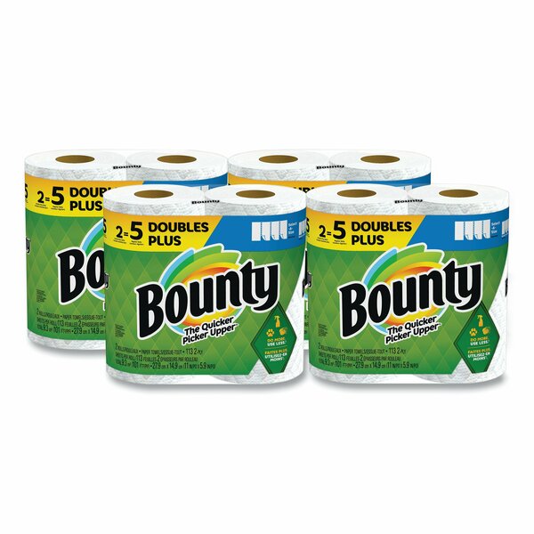 Bounty Select-a-Size Kitchen Roll Paper Towels, 2-Ply, White, 6 x 11, 113 Sheets/Roll, 8PK 80376796